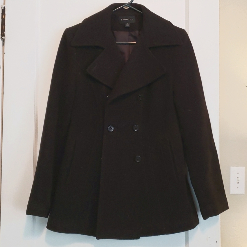 Pea Coat -Chocolate brown